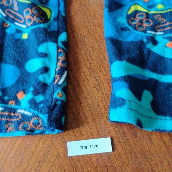 Kids Blue Patterned Pajama Pants - Size: L (1170) - Picture 4 of 4
